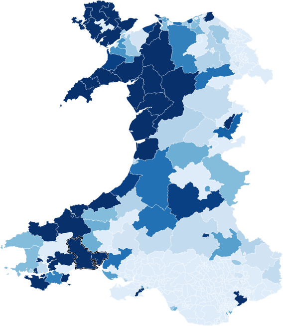 Wales second homes 2024